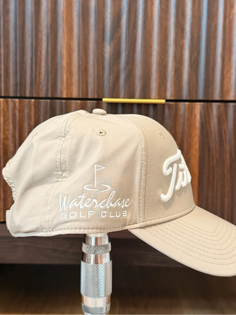 Titleist Beige Baseball Cap with White Logo